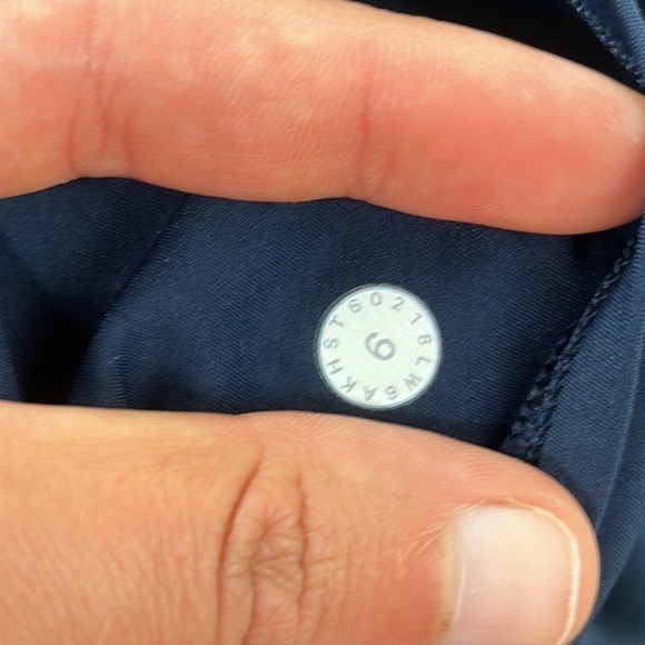 Lululemon Fast & Free Crop II *Nulux 19" Midnight Navy - Picture 5 of 6